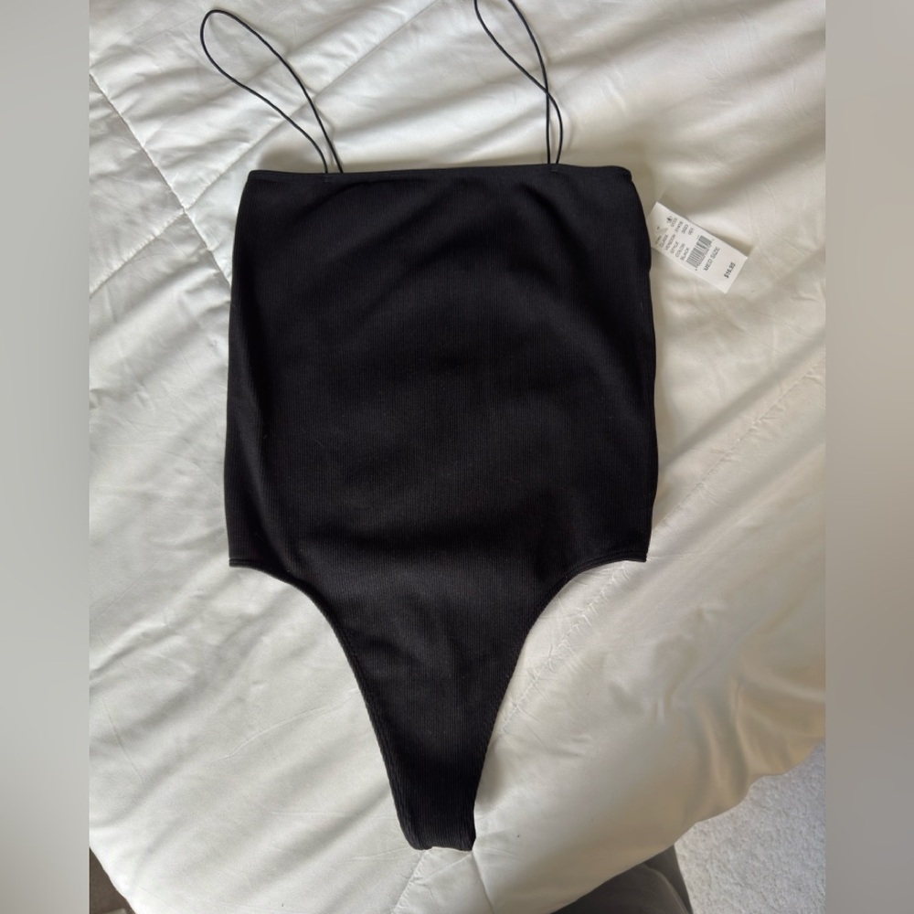 PacSun Black Strappy Bodysuit
